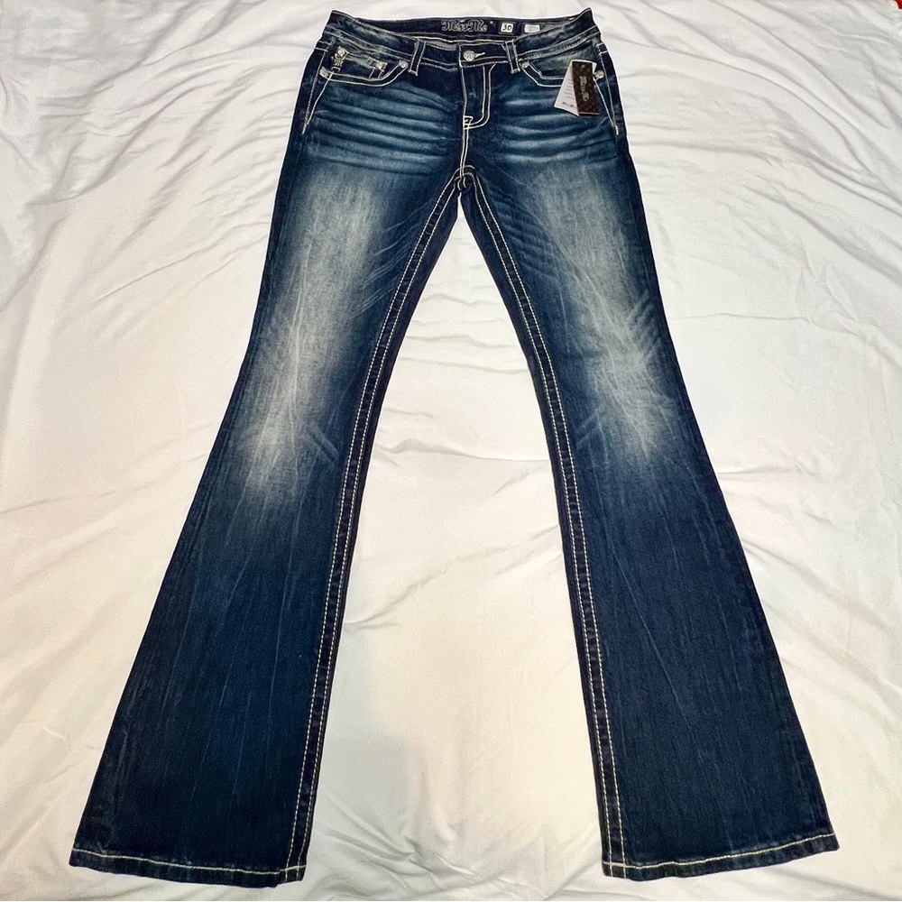 Chloe Dark Blue Flare Jeans